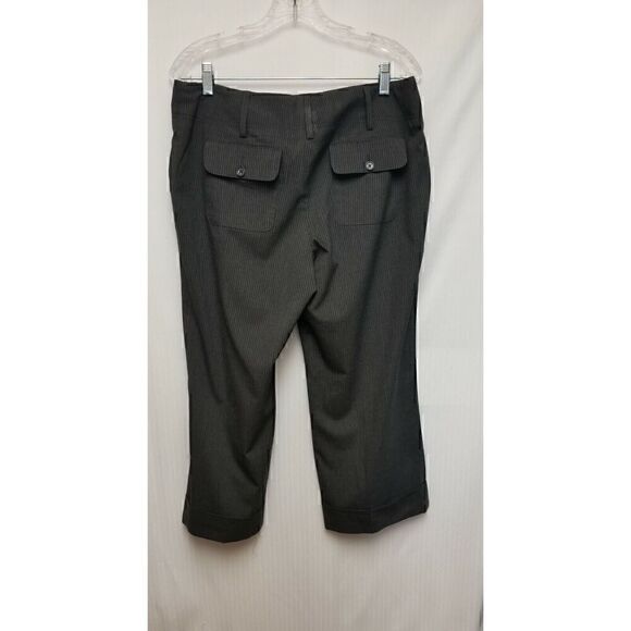 Michael Kors Casual-Business Striped Dress Pants Color Gray Size 10 - Picture 4 of 6